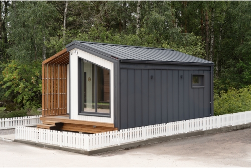 Кликфальц Pro Grand Line 0,5 Satin Matt TX с пленкой на замках RAL 7024 мокрый асфальт