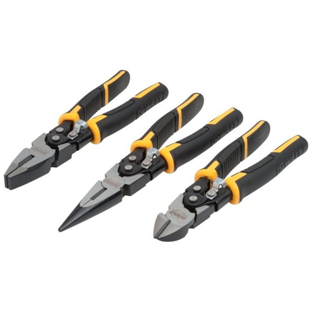 Набор DeWalt DWHT0-70485: плоскогубцы + длинногубцы + кусачки