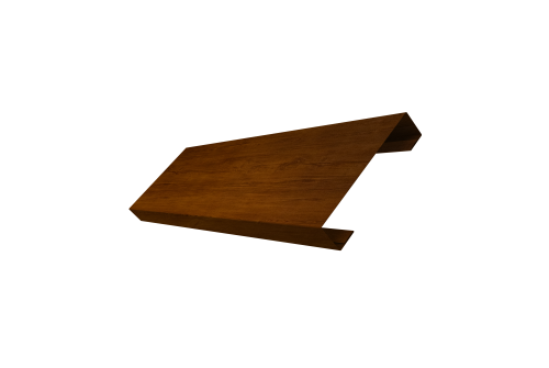 Ламель лицевая 100 забора жалюзи Texas Grand Line 0,45 Print-Double Premium Golden Wood Intense F