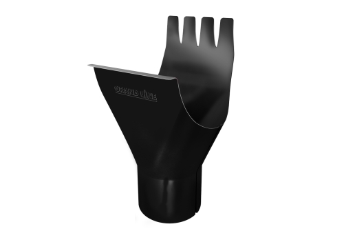 Воронка GL PU 125/90 мм RAL 9005 черный