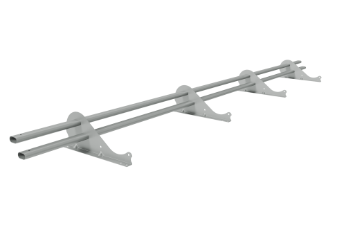 Снегозадержатель трубчатый Snow Kit RAL 9006 3м
