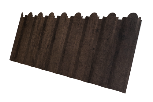 Профнастил С20B фигурный Grand Line 0,45 Print Elite Antique Wood TwinColor