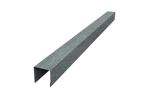 Планка вертикальная лицевая для забора жалюзи Palermo Grand Line 0,5 Zn (2м)