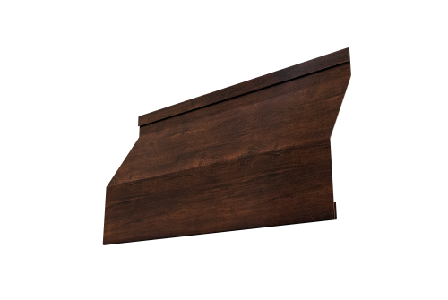 Ламель забора жалюзи Milan Slim Grand Line 0,45 Print-Double Premium Cherry Wood Dark F