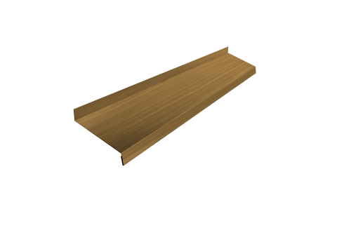Отлив простой 100 Grand Line 0,45 Print Elite Honey Wood TwinColor (3м)