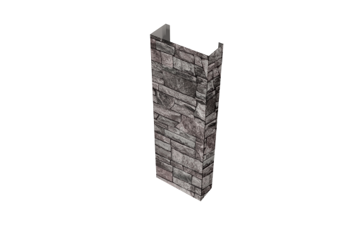 Полустолб для С21 0,45 Print Elite с пленкой Fine Stone TwinColor (L3,0)