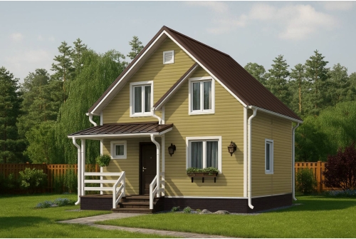 Сайдинг Блок-хаус Grand Line Color Plus карамельный (3,0м)