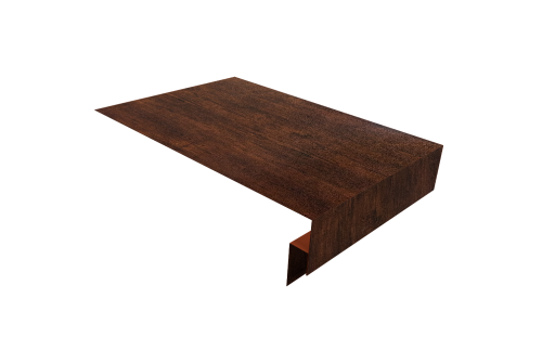 Планка околооконная сложная 250х50х12 (j-фаска) Grand Line 0,4 Print Premium Cherry Wood Dark FTC (3м)