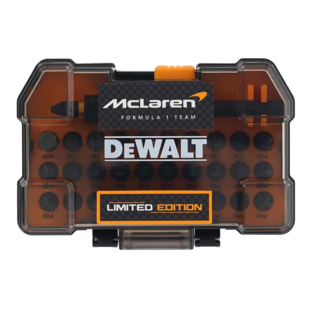 Набор бит 25 мм DEWALT McLaren Limited Edition DT70900T (32 шт)