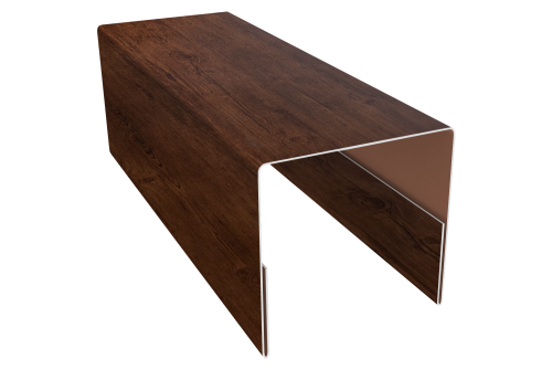Планка П-образная заборная 20 Grand Line 0,45 Print Premium Cherry Wood Fresh TwinColor (2м)