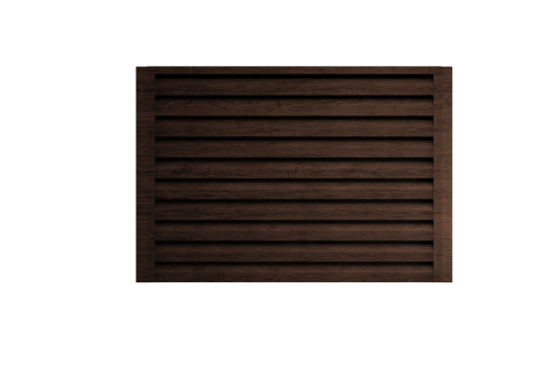 Ламель забора жалюзи Milan Slim Grand Line 0,45 Print-Double Premium Antique Wood