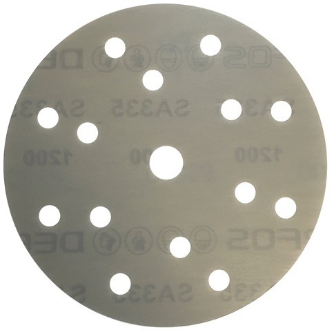 Круг шлифовальный на пленке DEERFOS SA-335 d150/15, P800 (100 шт)