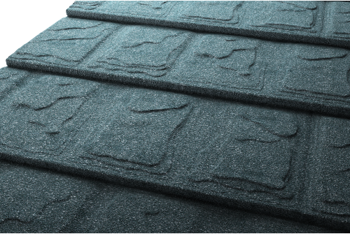 Лист композитной черепицы Gerard Slate dark silver