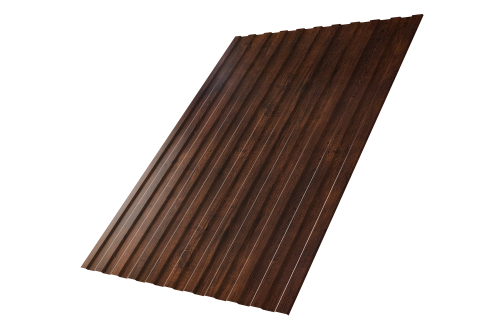 Профнастил С8A v02 Grand Line 0,45 Print Premium с пленкой Cherry Wood Dark FTC