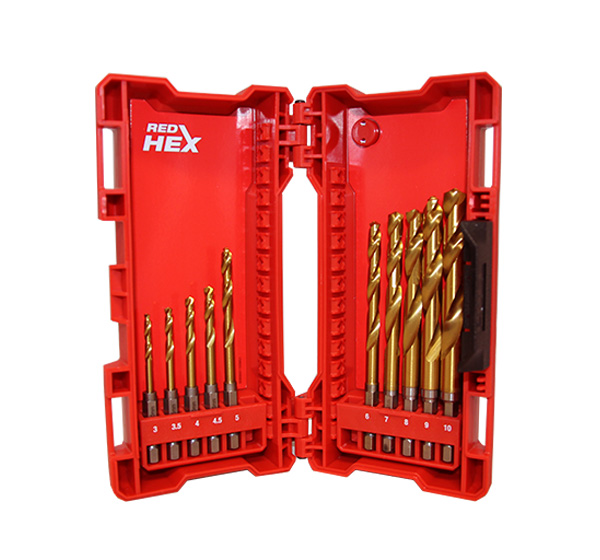 Набор свёрл по металлу MILWAUKEE Shockwave HSS-G HEX (10 шт)