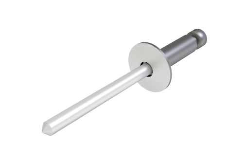 Заклёпка вытяжная Daxmer 3,2х8 (1000шт) нерж/нерж RAL 9003