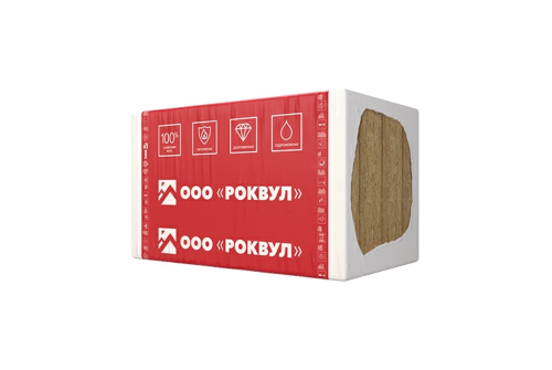 Утеплитель RockWool Руф Баттс Н Экстра 1000х600х100 (1,8м2, 0,18м3)