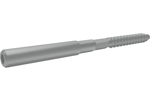 Шуруп-шпилька 8х160 Grand Line RAL 9006 бело-алюминиевый