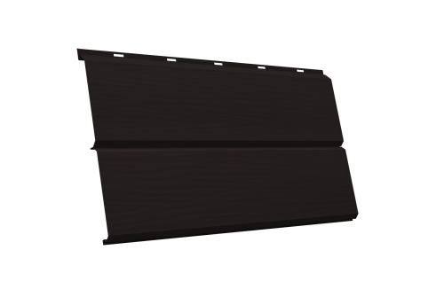 ЭкоБрус new 3D Grand Line 0,5 Velur X с пленкой RAL 9005 черный