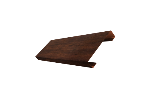 Ламель лицевая 100 забора жалюзи Texas Grand Line 0,45 Print Premium Cherry Wood Dark FTC