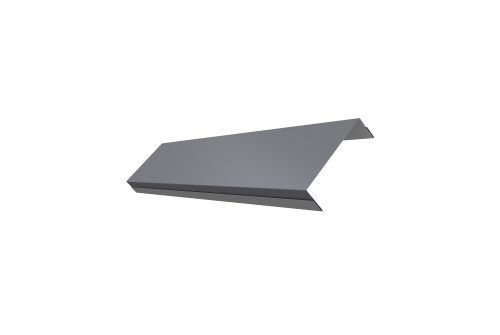 Ламель обратная 100 забора жалюзи Texas Grand Line 0,45 Drap RAL 7004 сигнальный серый