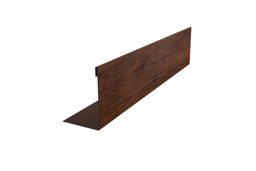Нащельник 25х35 для забора жалюзи к ламели 125 Texas Grand Line 0,45 Print Premium Cherry Wood Fresh TwinColor (L2,0)