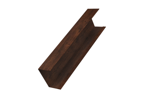 Крышка для забора жалюзи Milan, Tokyo (для калиток и ворот) Grand Line 0,45 Print-double Premium Cherry Wood Dark F (2м)