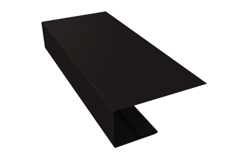 J-Профиль 18мм Grand Line 0,5 Velur X RAL 9005 черный (2м)