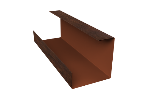 Планка угла внутреннего составная нижняя 0,45 Print Premium Cherry Wood Dark FTC (3м)