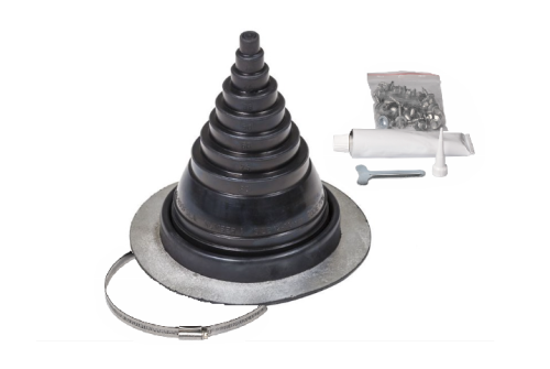 Уплотнитель резиновый Vilpe Roofseal 1 комплект (12-90) для металлических кровель