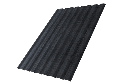 Профнастил С20A Grand Line 0,45 Print Premium Grey Wood TwinColor