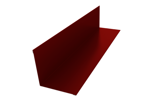 Угол внутренний 110х110 Grand Line 0,5 Satin с пленкой RAL 3011 коричнево-красный (2м)