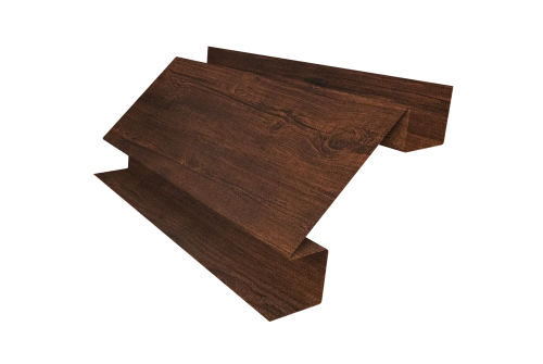 Планка угла внутреннего сложного Блок-Хаус new Grand Line 0,45 Print-Double Premium Cherry Wood Dark F (3м)
