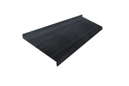 Отлив простой 200 Grand Line 0,45 Print Premium Grey Wood TwinColor (2м)