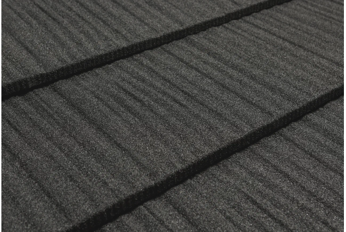 Лист композитной черепицы CM Roof Shake black (черный)