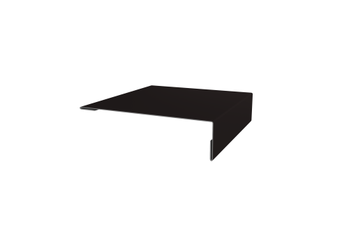 Планка мансардная Grand Line 0,45 Drap RAL 9005 черный (2м)