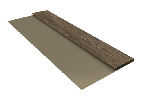 Планка стартовая Блок-Хаус new Grand Line 0,45 Print Elite Nordic Wood TwinColor (3м)