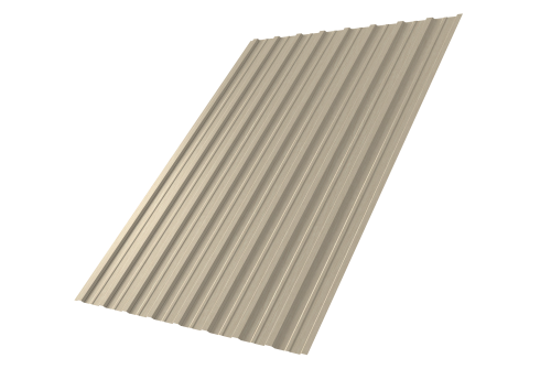 Профнастил С10A Grand Line 0,45 Print Elite Milky Wood TwinColor