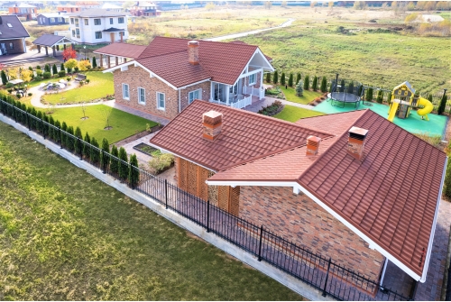 Лист композитной черепицы Grand Line Roman кленовый латте