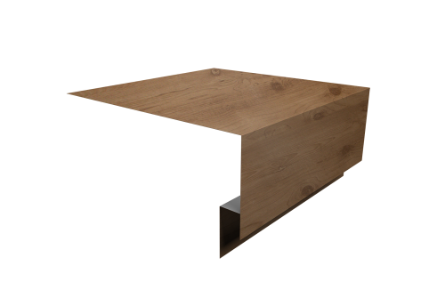 Планка околооконная сложная Экобрус Grand Line 250х75х25 0,45 Print Premium Pine Wood Fresh (3м)