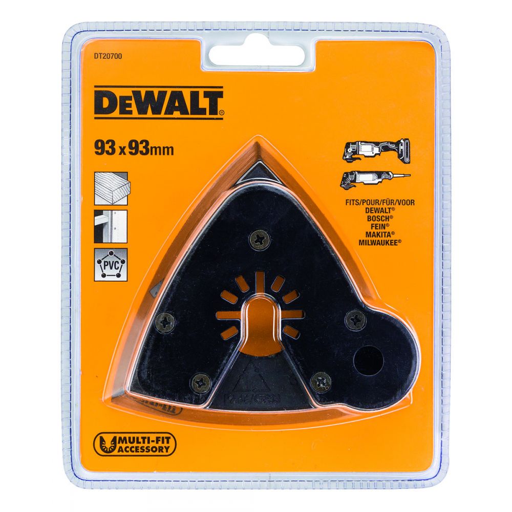 Подошва шлифовальная для мультитула DeWalt