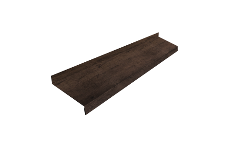 Отлив простой 100 Grand Line 0,45 Print-Double Elite Antique Wood (3м)
