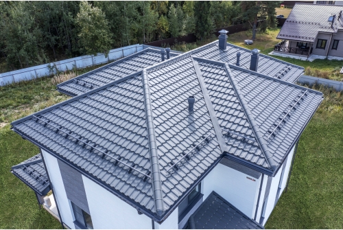 Снегозадержатель трубчатый Grand Line RAL 7024 3м