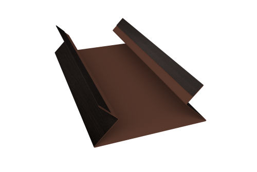 Планка угла внутреннего составная верхняя 0,45 Print Elite Coffee Wood TwinColor (2м)