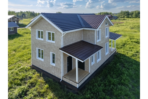 Металлочерепица "Квинта плюс" ("Kvinta plus") 0,5 Satin RAL 8017 шоколад
