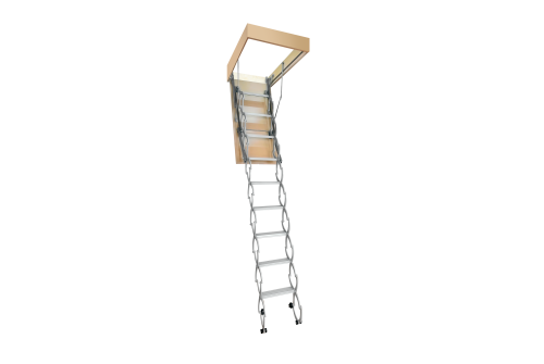 Лестница чердачная ножничная FAKRO LSТ Lite 70х120/300 с утеплением