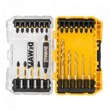 Набор бит и свёрл DeWalt EXTREME FlexTorq (25 шт) в кейсе