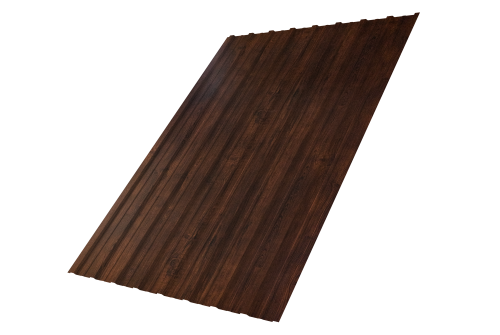 Профнастил С10A Grand Line 0,4 Print Premium Cherry Wood Dark FTC