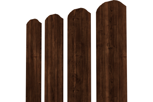 Штакетник Twin XL фигурный Grand Line 0,45 Print Elite Cherry Wood TwinColor