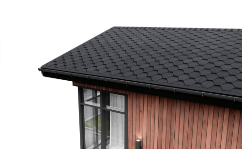 Черепица гибкая ТЕХНОНИКОЛЬ Roofmast Соната серый базальт